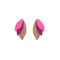 Boucles d'oreilles en cuir Josepha puces