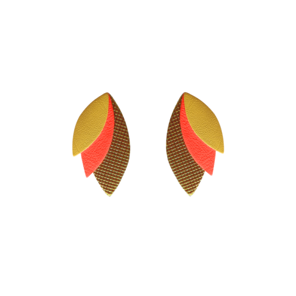 Boucles d'oreilles en cuir Josepha puces