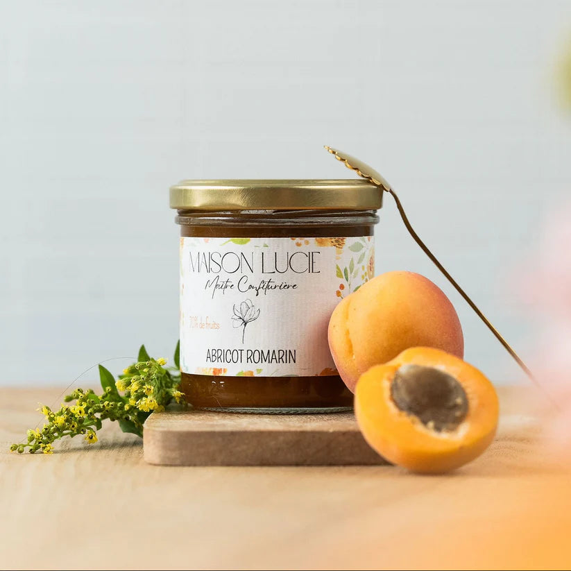 Confiture Abricot Romarin 70% de fruits - 150g