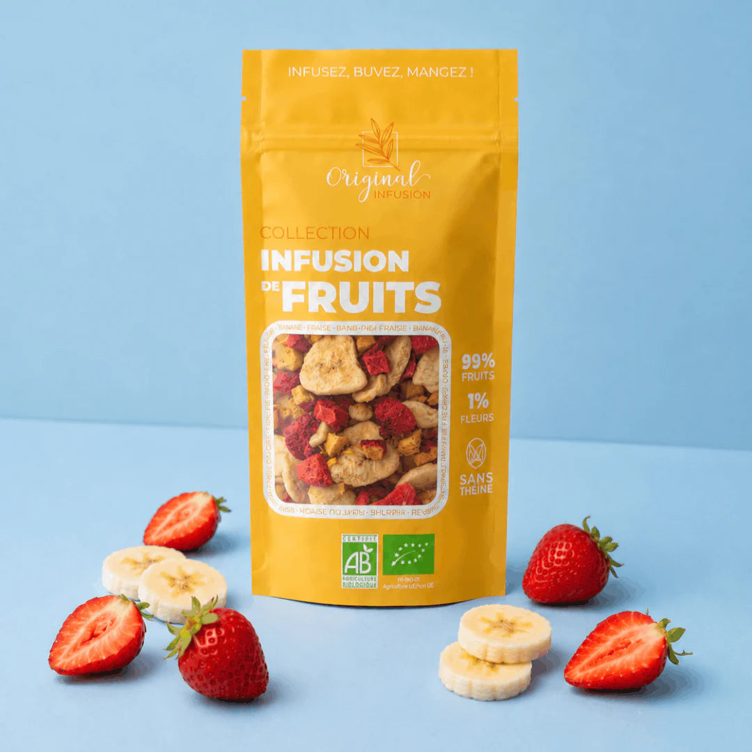 Infusion de fruits : Banane, fraise - 50g