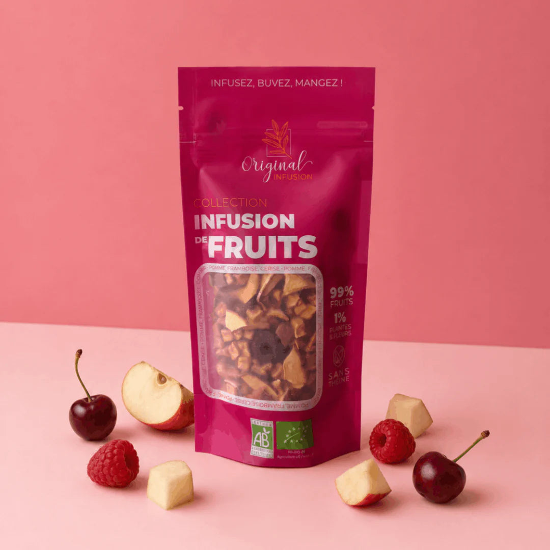 Infusion de fruits : Pomme, framboise, cerise - 50g
