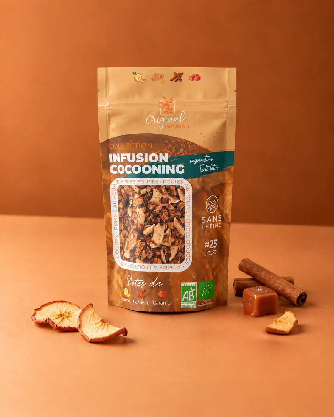 Infusion pomme au four & épices douces - 90g