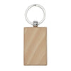 Porte-clés en bois rectangle "Merci pour cette belle année"