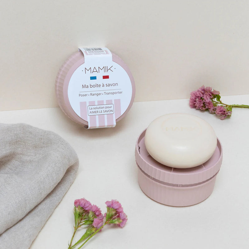 La boite à savon ronde, avec porte savon intégré