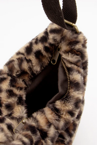Sac banane Andrea Léopard fourrure