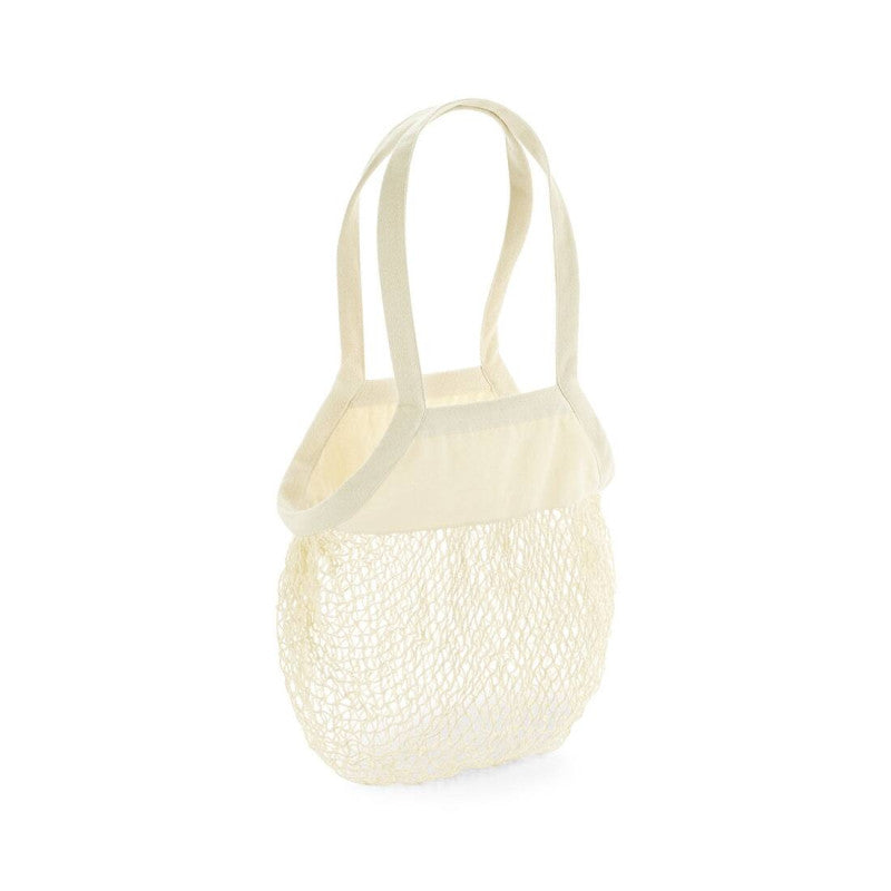 Sac filet en coton - Les petites courses de Maman d'amour