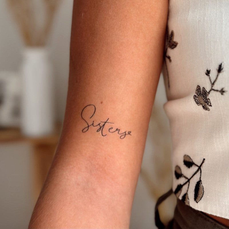 Tattoo éphémère SISTERS x5
