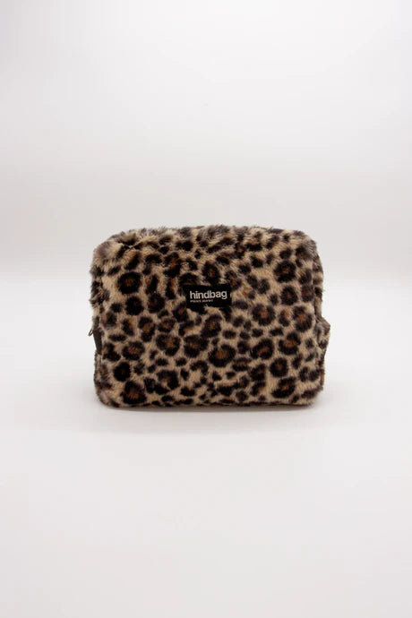 Trousse de toilette Leon Leopard fourrure