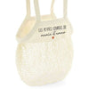 Sac filet en coton - Les petites courses de Maman d'amour