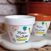 Bougie dans un pot en terre cuite - Maitresse