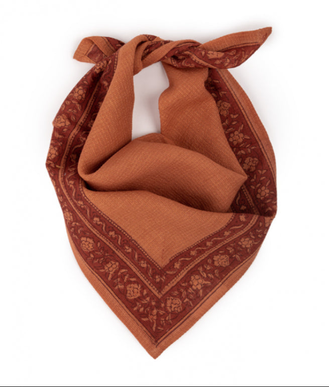 Petit foulard - Miya Terracotta