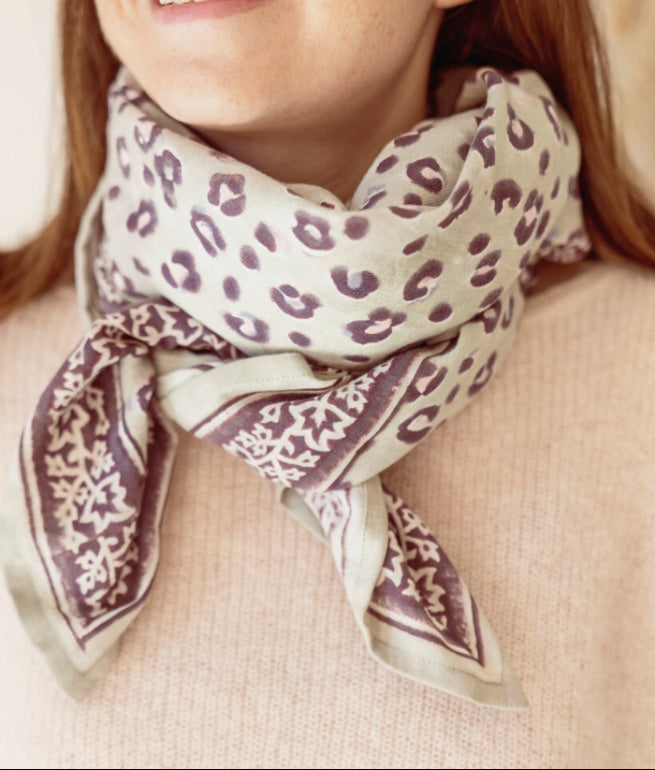 Grand foulard - Bengal Tilleul