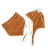 Bonnet en velours Camel