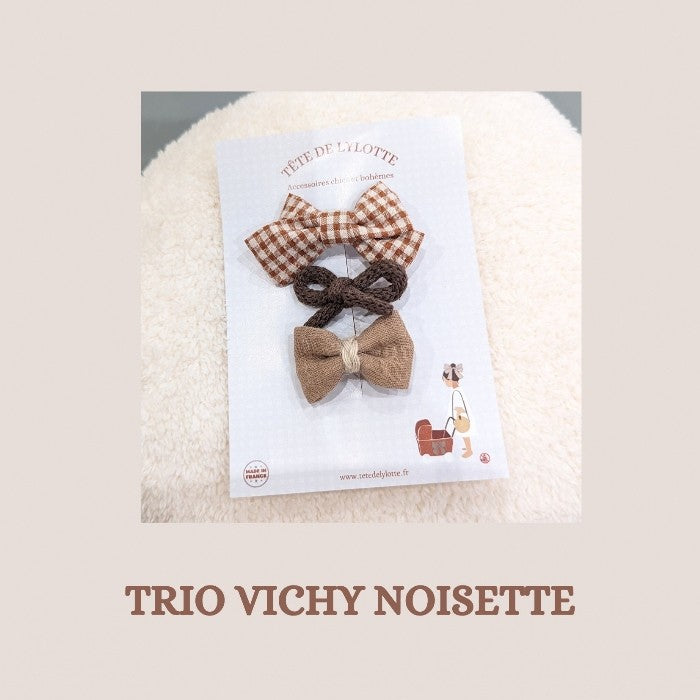 Trio Vichy Noisette