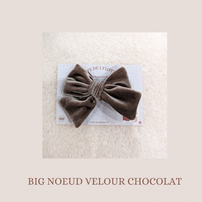 Big Nœud Velour Choco