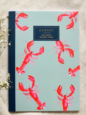 Carnet Homards Rouges