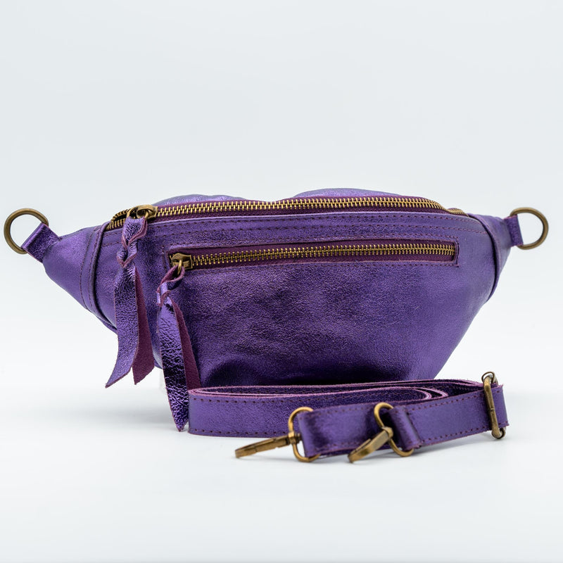 Sac Banane Violet irisé