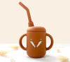Verre à paille pour bébé et enfant - Ocre