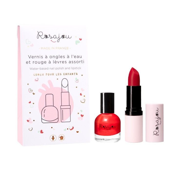 Coffret rouge à lèvres et vernis à ongles "Madame"