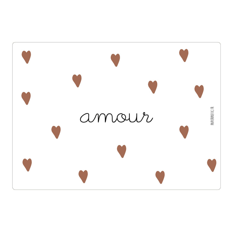 Carte "Amour”