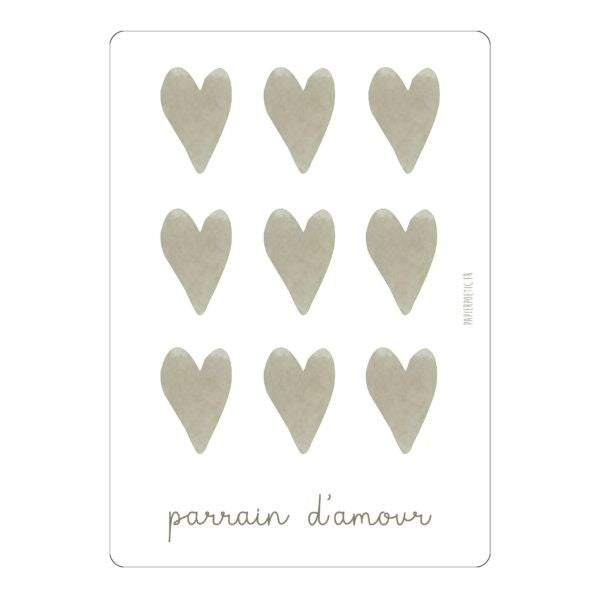 Carte "Parrain d'amour”