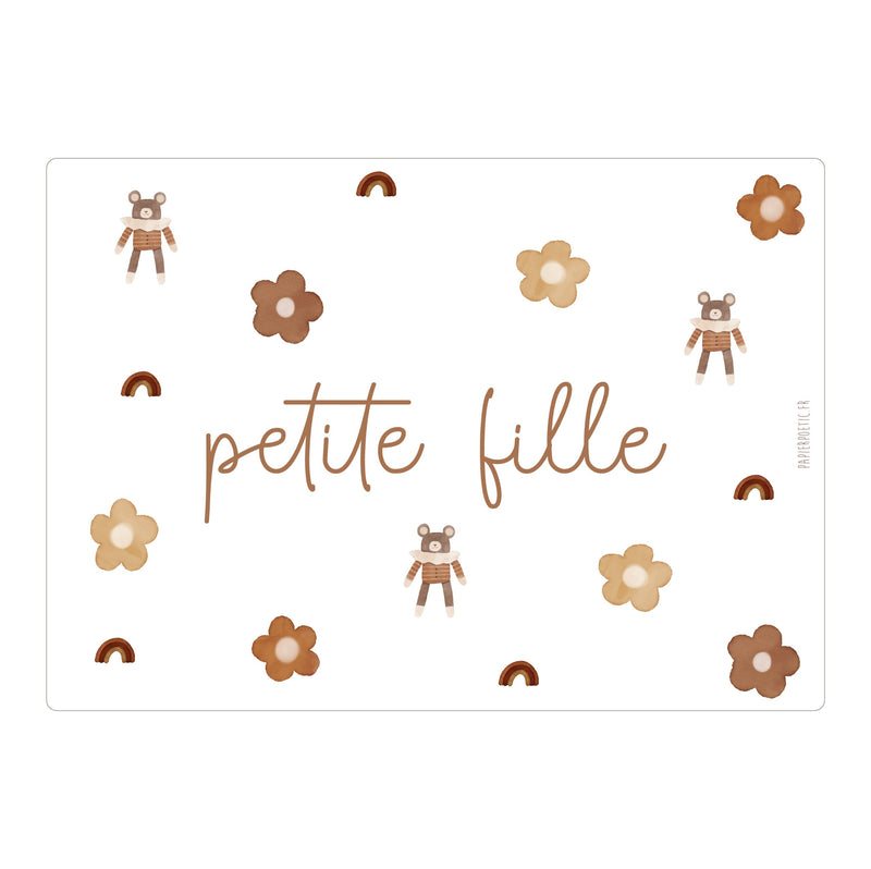 Carte "Petite fille”