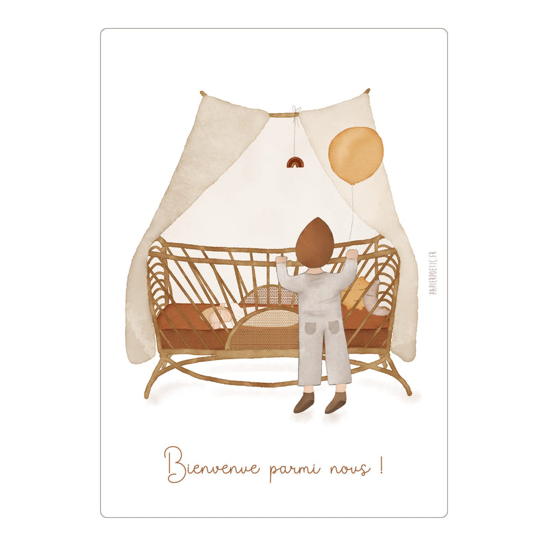 Carte "Bienvenue parmi nous ”