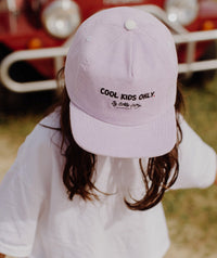 Casquette Velours Mini Plum