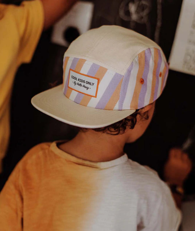 Casquette en coton bio Violette