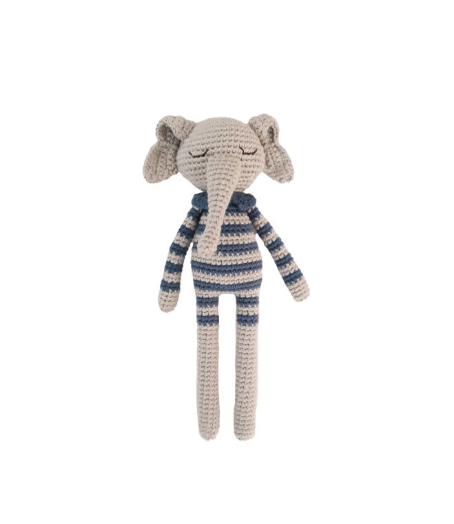 Doudou en crochet Ellie l'élephant