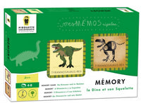 Mémory le dino et son squelette