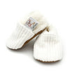 Chaussons en velours Blanc