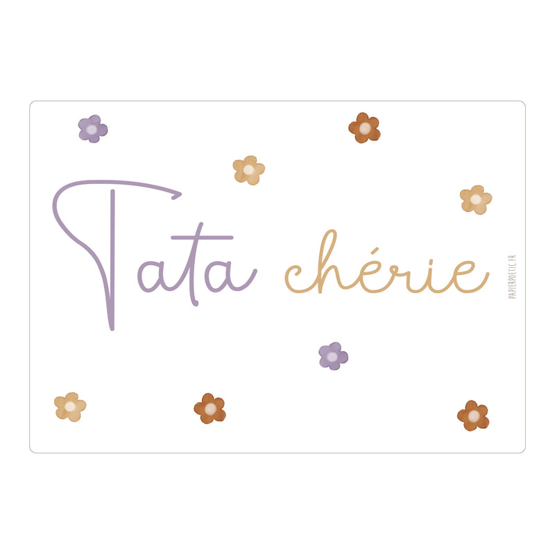 Carte “Tata Chérie”