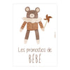 Lot 6 Cartes Pronostics Bébé “Ourson”