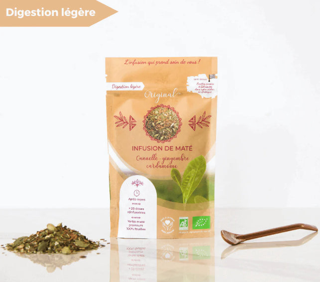 Infusion de maté bio Cannelle - gingembre - cardamome