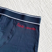 Boxer homme brodé "Petite crevette"