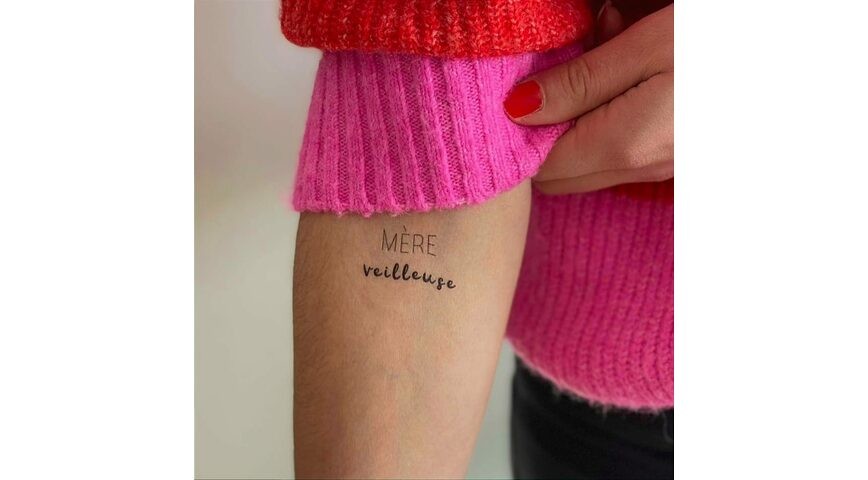 Tattoo éphémère Mère veilleuse x5